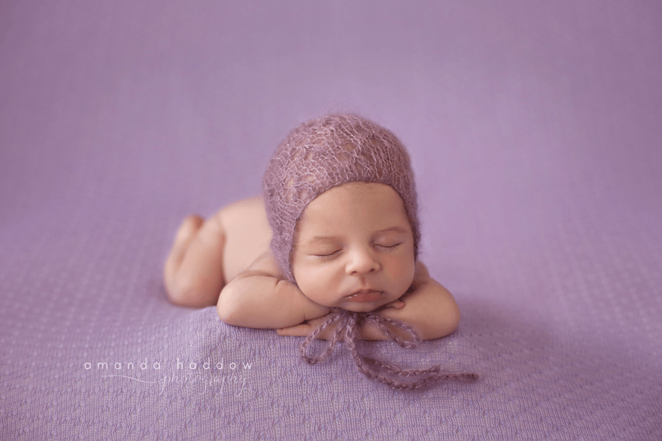 Newborn pictures victoria bc - baby mila smile